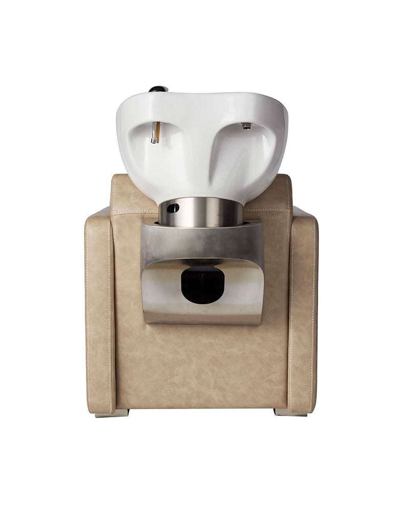 Club Sand - Beige washing unit - White basin